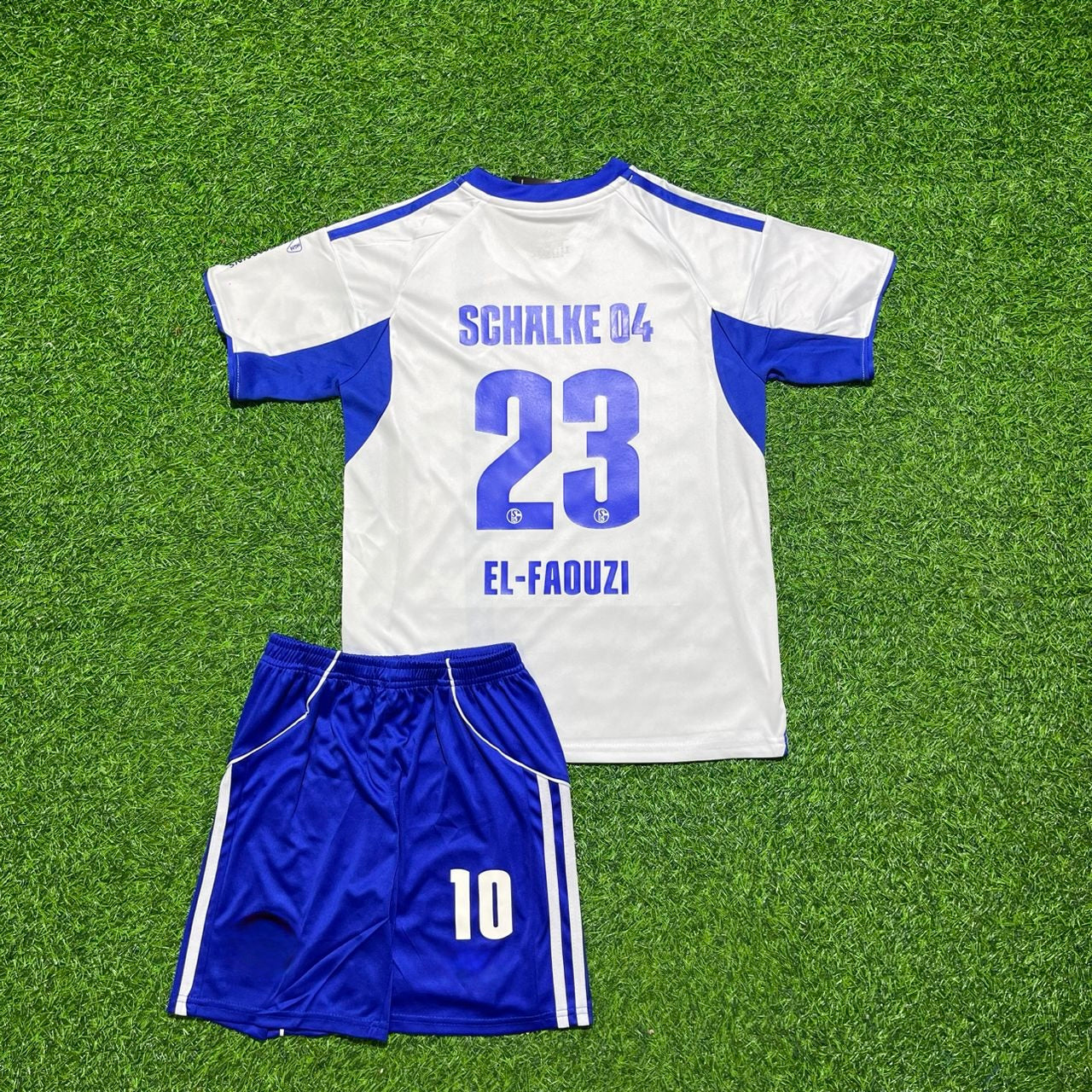 Ayman El Faouzi #29 FC Schalke 04 White Away Trikot 2025-2026