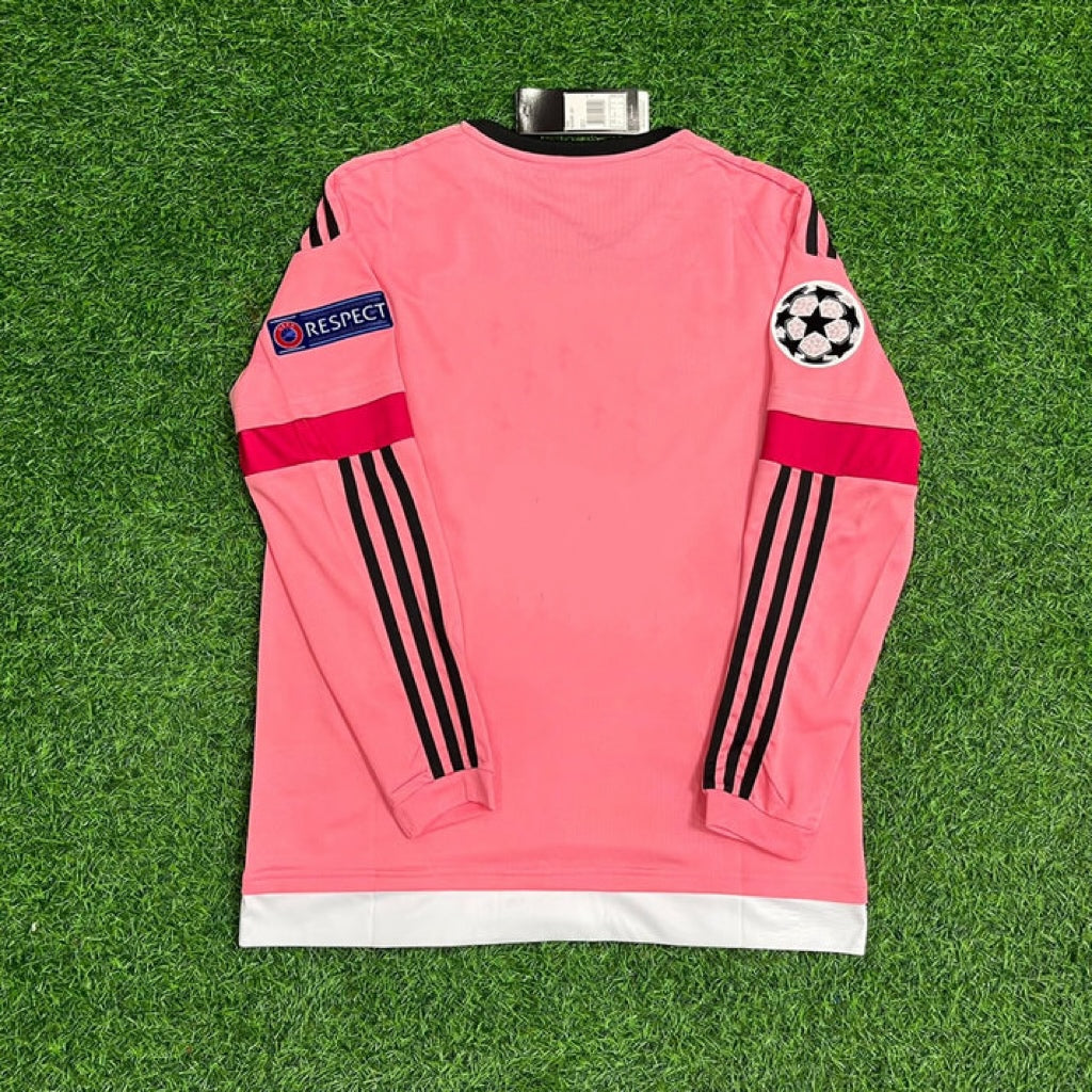Juventus Pink Retro 2015-2016 Pink Jersey Trikot