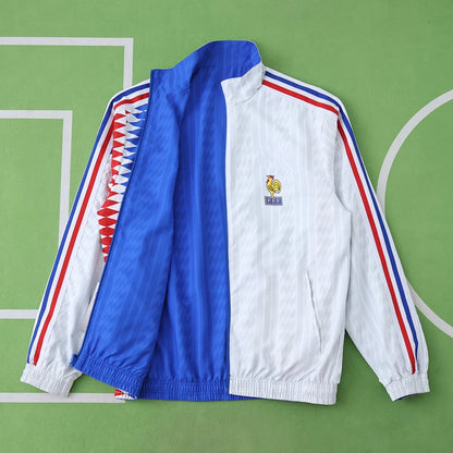 France Retro 1994 Season Both Sides Football Windbreaker Windjacke