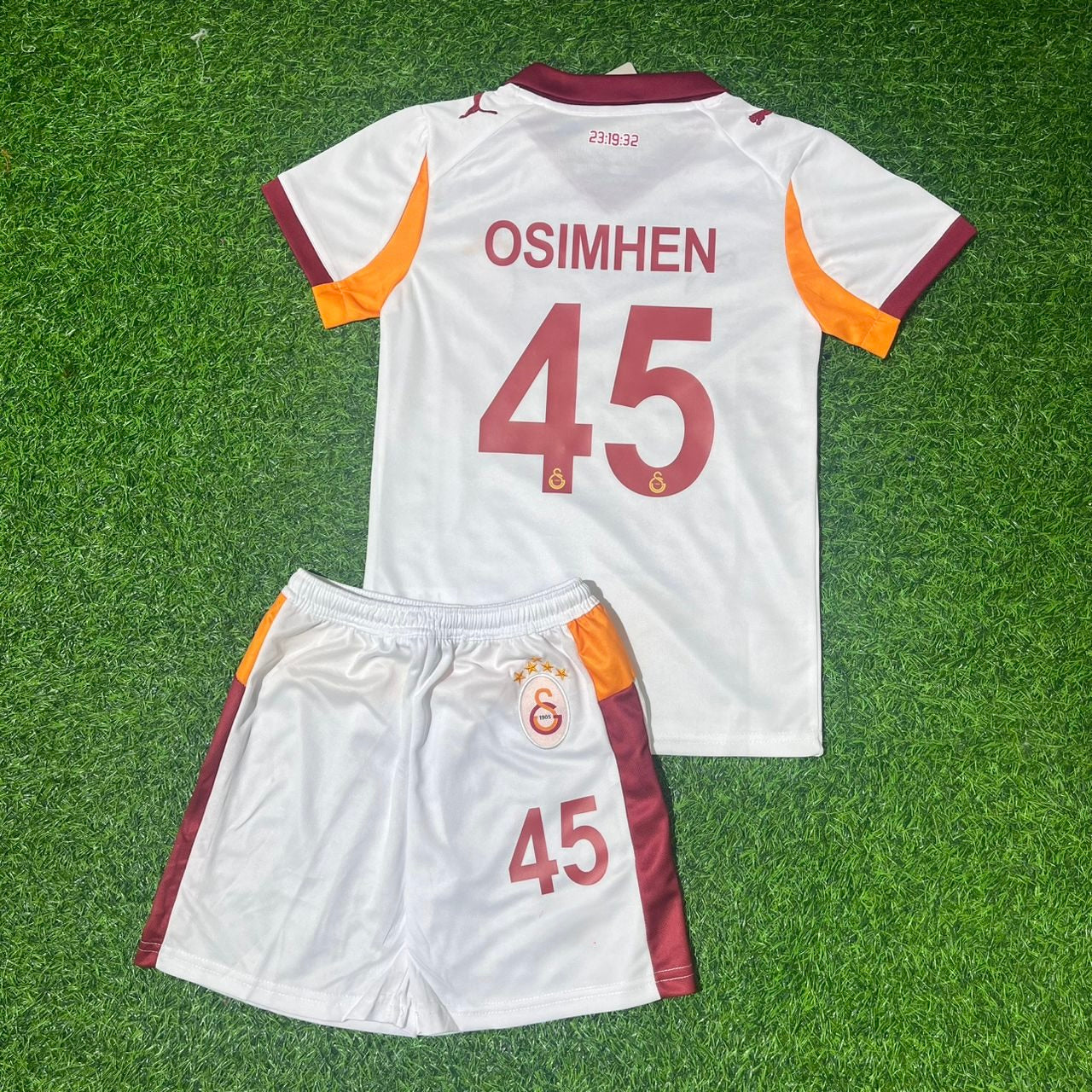 Victor Osimhen 45 Galatasaray Cocuk Formasi KinderTrikot Kids Kit Set Maillot Enfant Maillot de football