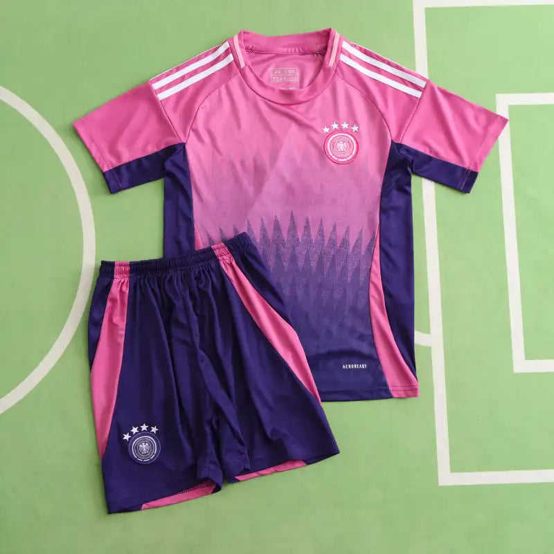 2024 UEFA Germany away Pink Kids kit Kids kit Kindertrikot Cocuk formasi maillot enfant kindertrui