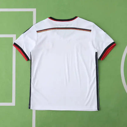 Germany Deutschland 2014 World Cup White Retro Kids Kit Jersey Trikot Maillot Soccer Shirt