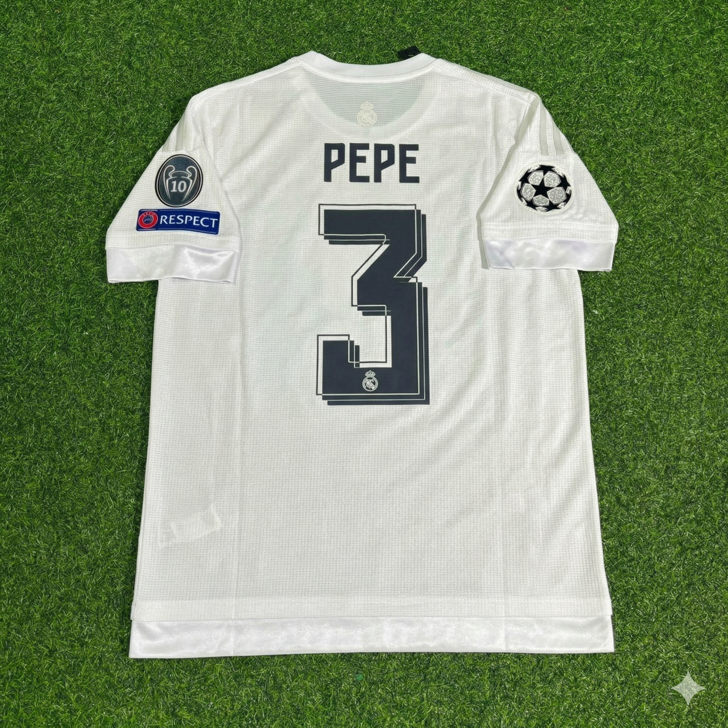 Pepe Real Madrid 2016 Champions League Final Football Jersey Kit