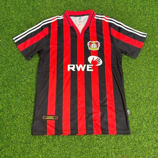 Bayer Leverkusen 2001/02 Saison Heim Retro Trikot