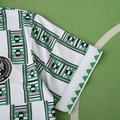 Nigeria 1994 Season Away White Retro Jersey Trikot Soccer Shirt