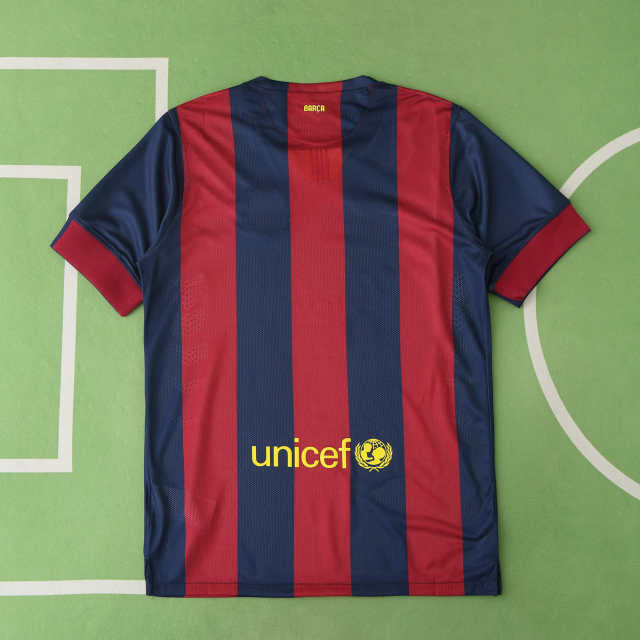 Barcelona 2014-15 Season Home  Retro Jersey Trikot Soccer Shirt