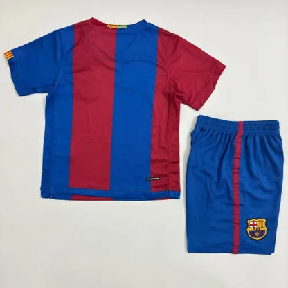 Maillot de football domicile Barcelone 2006-2007 pour enfant