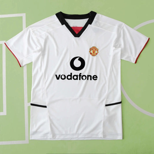 Manchester United 2002 2004 Vodafone Sponsor Retro Jersey