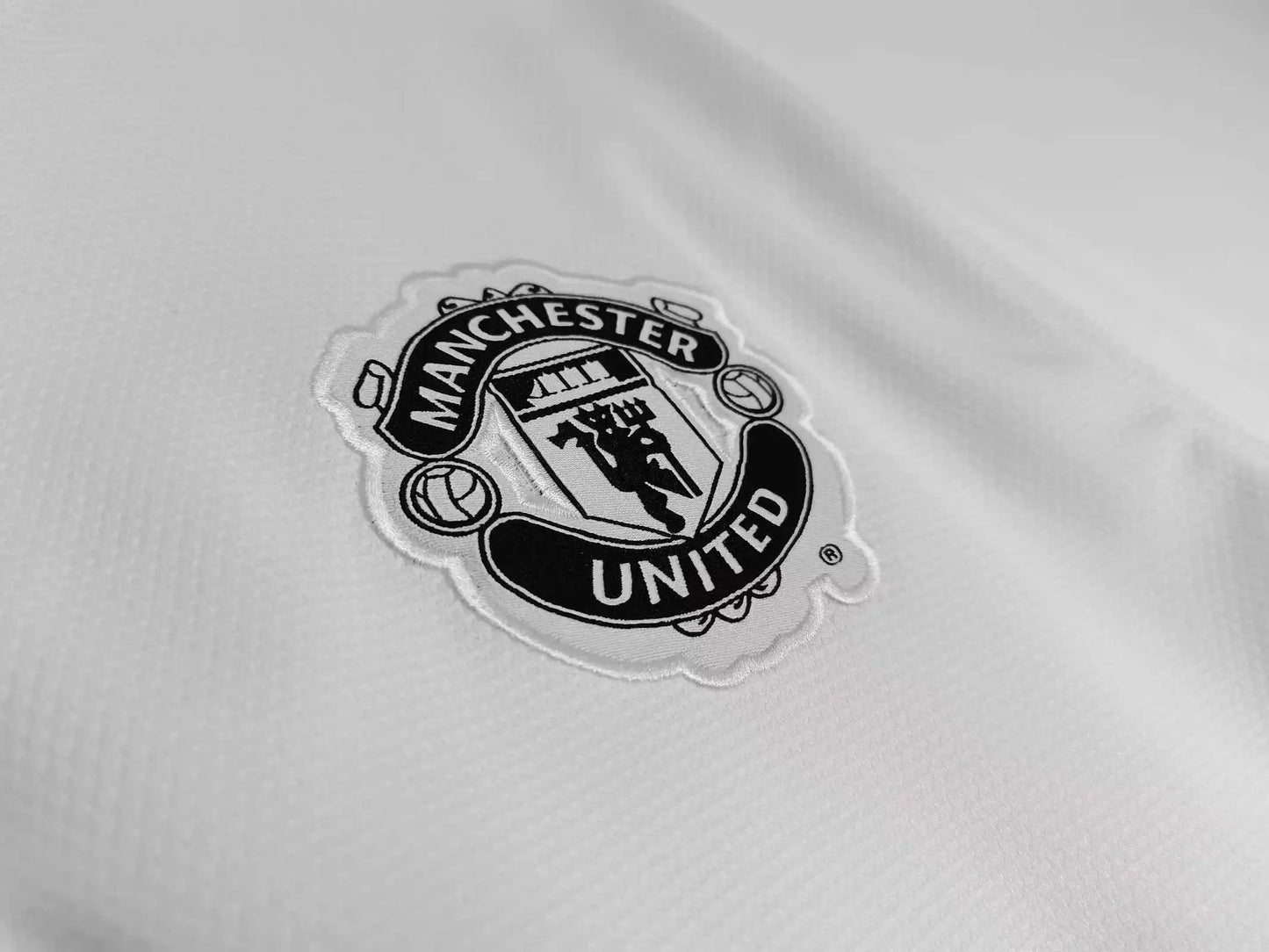 Manchester United  2012-2013  White Away Black Retro Fan Version