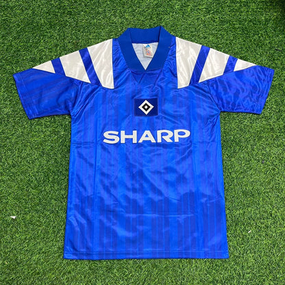HSV 92-93 Heimtrikot Blau Fußball Trikot Hamburger SV Retro Heimtrikot