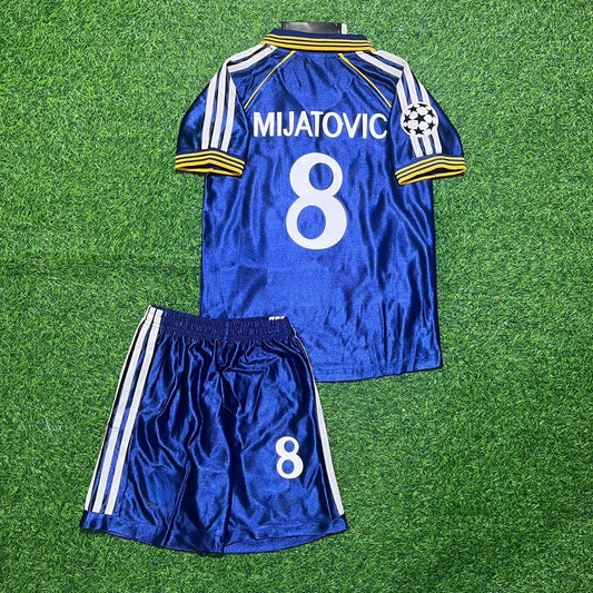Predrag Mijatović 8 Real Madrid Kids Retro Blue Retro Jersey
