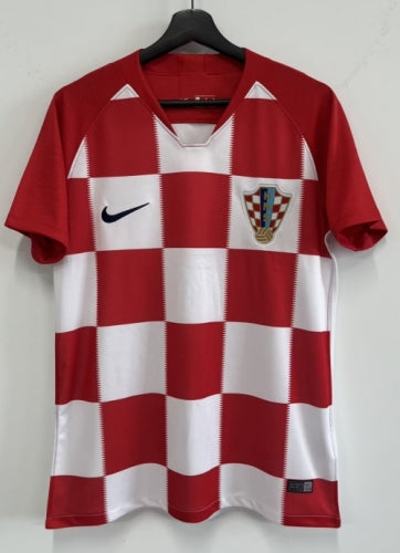 Retro Croatia 2018 Home Football Jersey