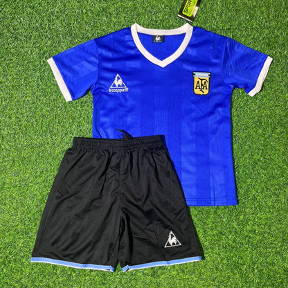 Omar Sívori 10- Argentina Blue Kids Retro Football Jersey Kit