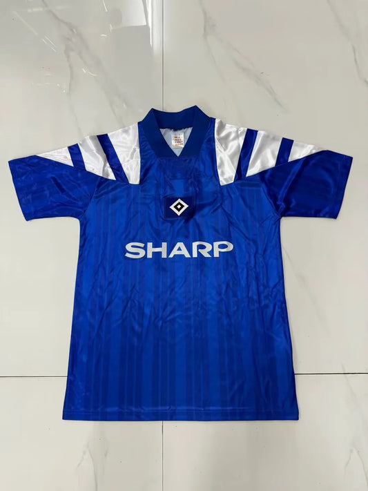 HSV 92-93 Heimtrikot Blau Fußball Trikot Hamburger SV Retro Heimtrikot