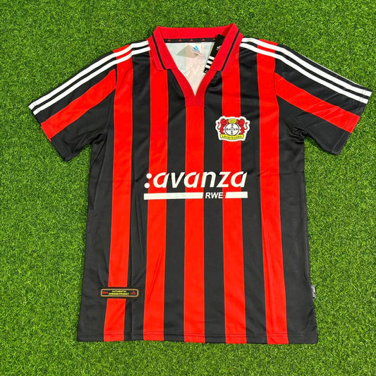 Bayer Leverkusen 2000/01 Saison Heim Retro Trikot