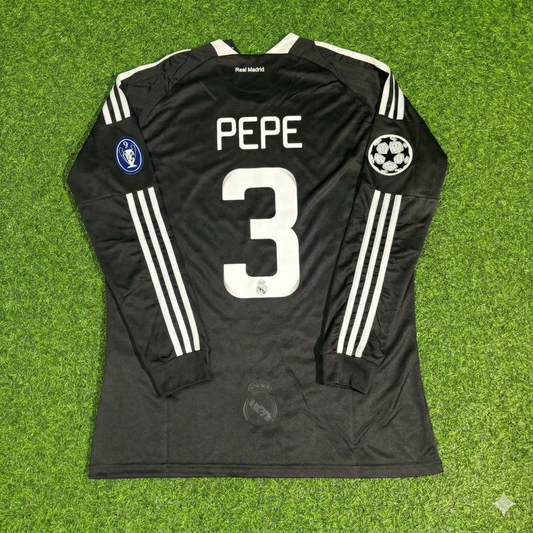 Pepe #3 Real Madrid 2009 Away Retro Jersey