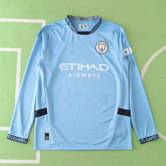 Manchester City New Seaso Long Sleeve  Jersey Maillot Knitwear Maglia