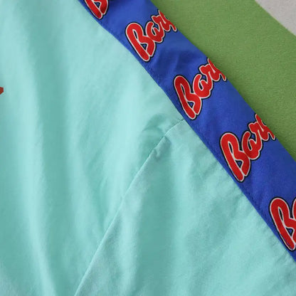 Barcelona 2025-26 Green Purple Season Windbreaker Windjacke