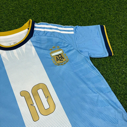 Lionel Messi #10 Argentina Last Final Match Farewell Special Edition Football Jersey