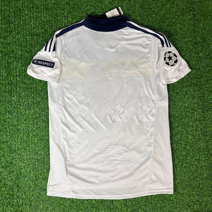 Chelsea 2011/2012 Champions League White Yellow Retro Jersey Trikot