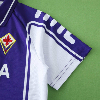 Fiorentina 1999/2000 Home Kids Retro Football Jersey Trikot Maillot