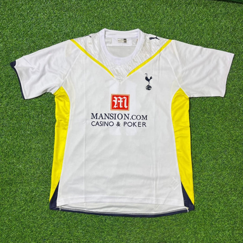 Tottenham 2009–2010 White Retro Football Jersey Kit