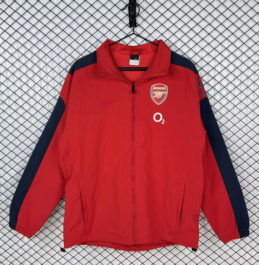 Arsenal 2004/2005 Rote Retro-Windjacke