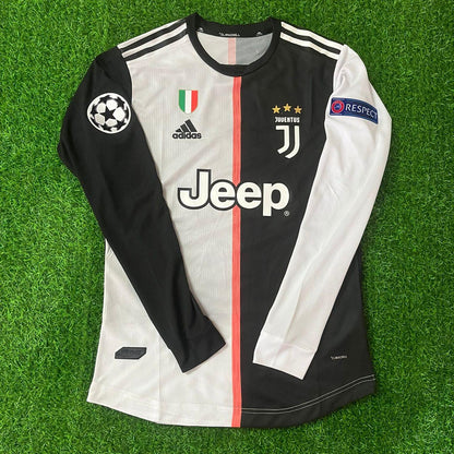 Danilo 13- Juventus Long Sleeve 2019 2020 Retro White Black Jersey Trikot Maglia