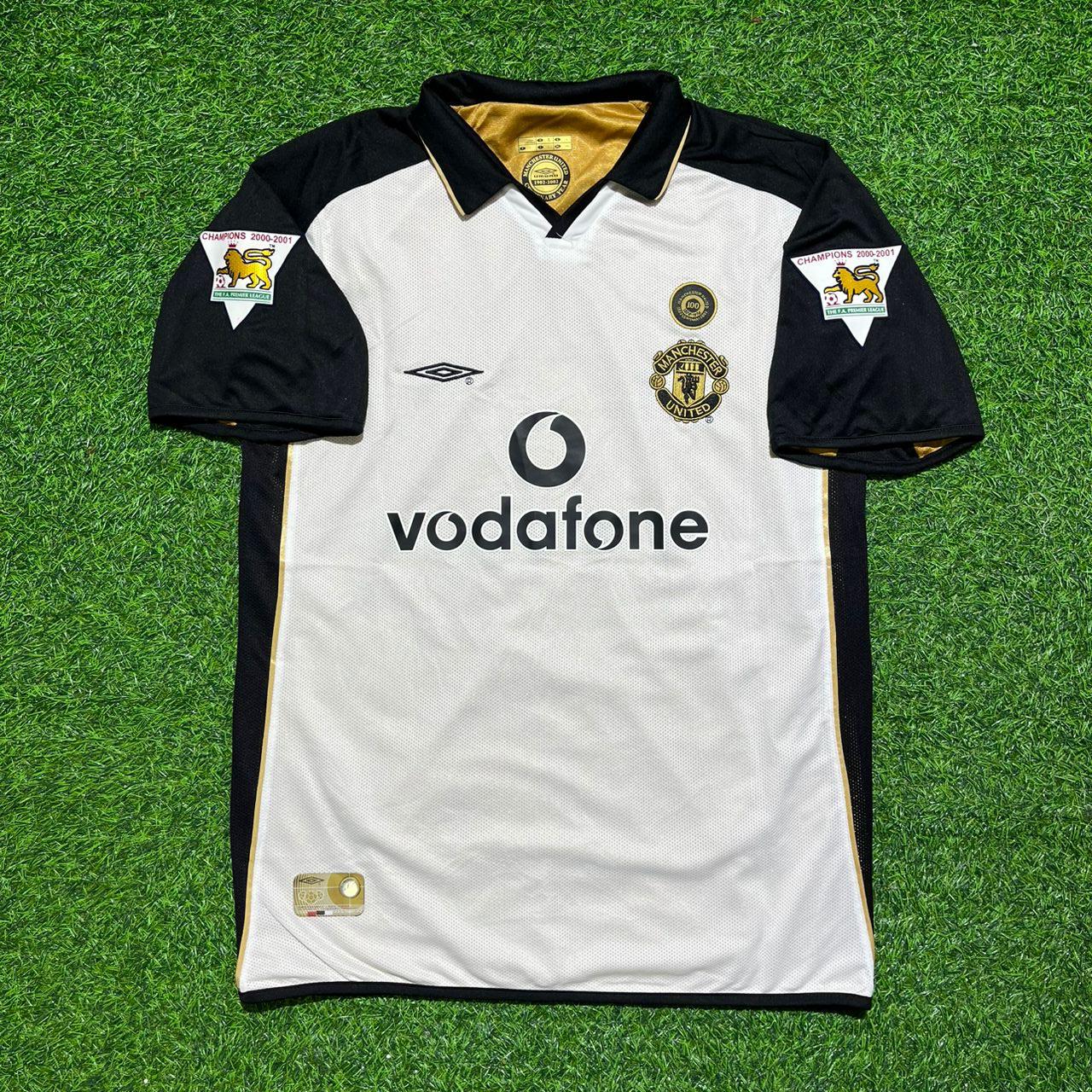 Cristiano Ronaldo #7 Manchester United 2001-2002 Reversible Retro Jersey