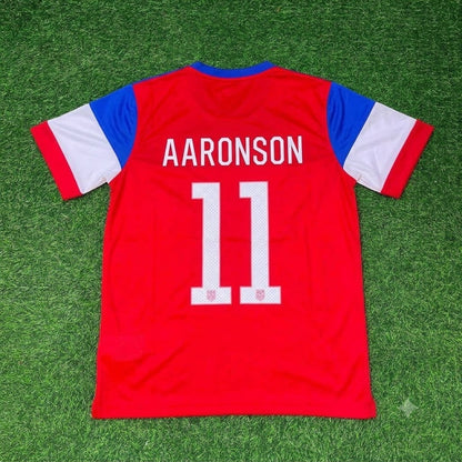 Brenden Aaronson Away Retro Jersey Trikot Soccer Shirt