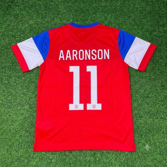 Brenden Aaronson Away Retro Jersey Trikot Soccer Shirt