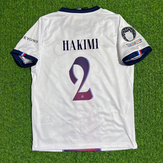 Achraf Hakimi White Jersey Maillot Trikot Soccer Shirt
