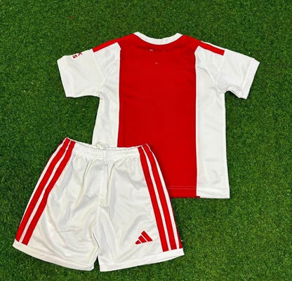 Ajax White Kids Retro Football Jersey