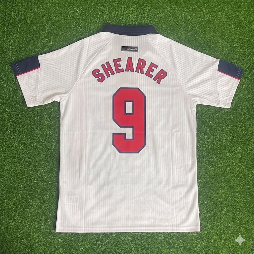 Alan Shearer England 1998 World Cup Retro Jersey