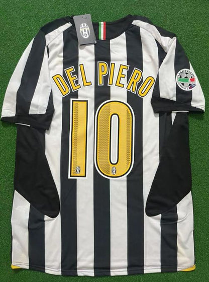 Alessandro Del Piero Juventus 2005-2006 Retro Jersey | Kit | Trikot | Maillot Soccer Shirt
