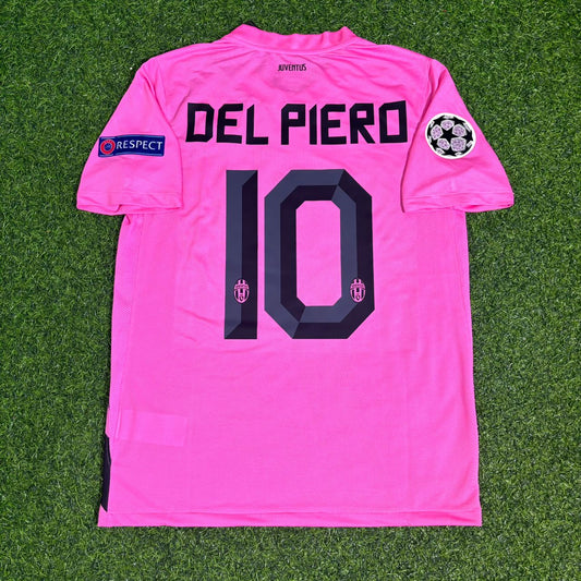 Alessandro del Piero #10 Juventus Pink 2012 2013 Season Retro Jersey Soccer Shirt