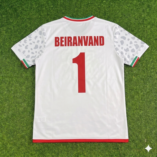 Alireza Beiranvand Iran Goalkeeper World Cup 2026 Home Football Jersey Shirt Trikot Maillot