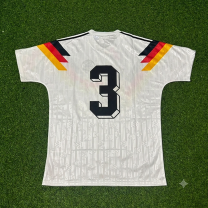Andreas Brehme Germany 1990 World Cup Retro Football Jersey Trikot Maillot