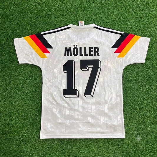 Andreas Möller Germany 1990 World Cup Retro Football Jersey Kit