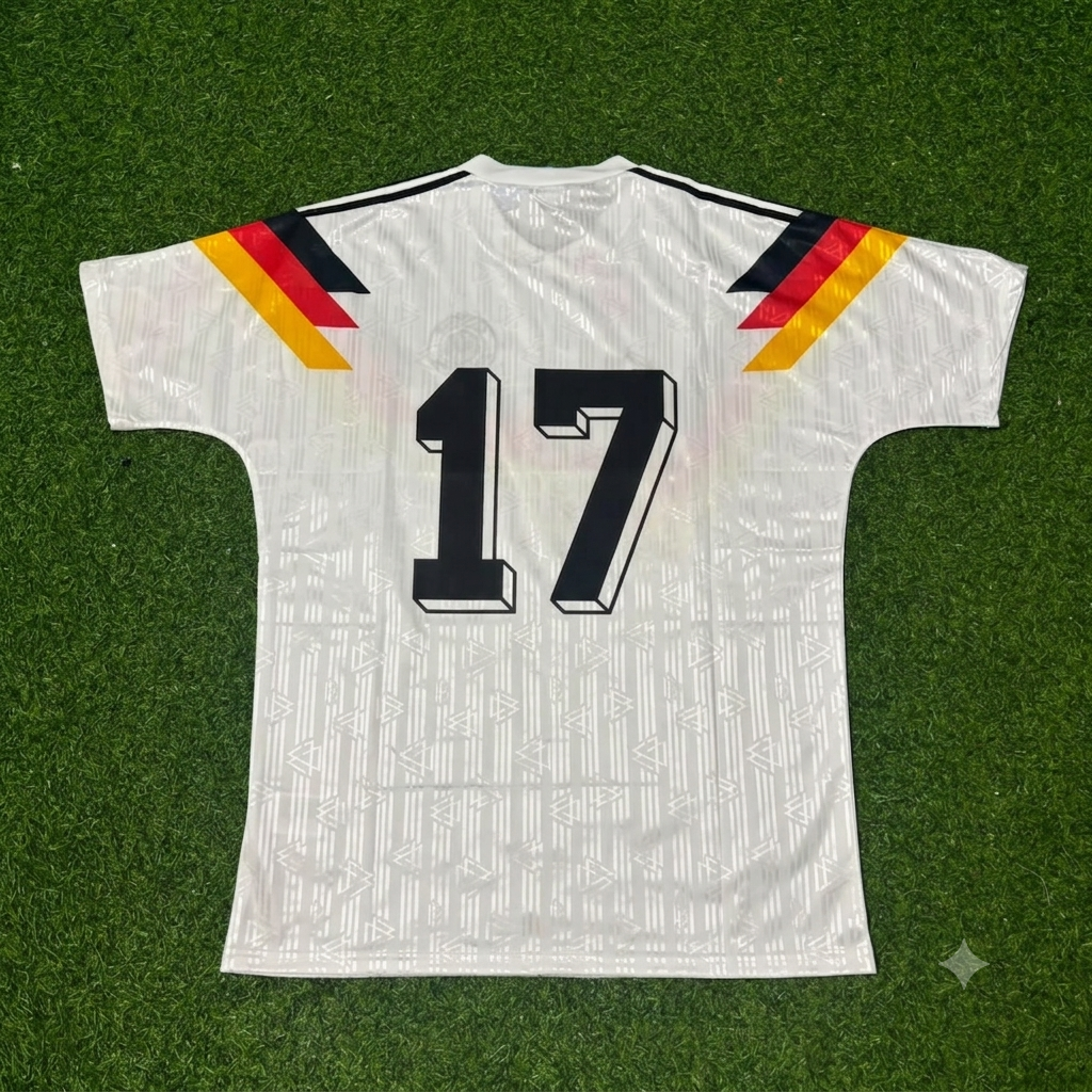 Andreas Möller Germany 1990 World Cup Retro Football Jersey Trikot Maillot