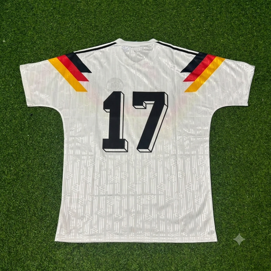 Andreas Möller Germany 1990 World Cup Retro Football Jersey Trikot Maillot