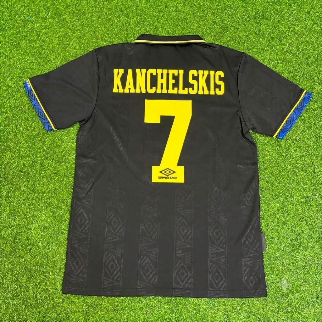 Andrey Kanchelskis Manchester United 1992 1993 Retro Retro Football Jersey