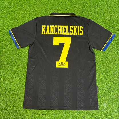 Andrey Kanchelskis Manchester United 1992 1993 Retro Retro Football Jersey
