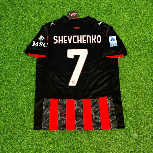Andriy Shevchenko AC Milan Football Retro Legend Jersey Trikot Maillot