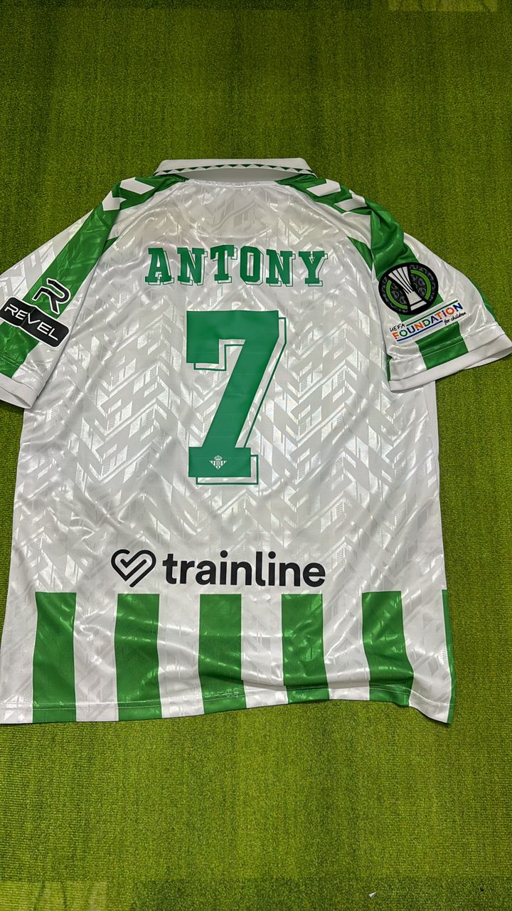Antony Real Betis Home New Season Jersey Soccer Shirt Trikot Soccer Shirt