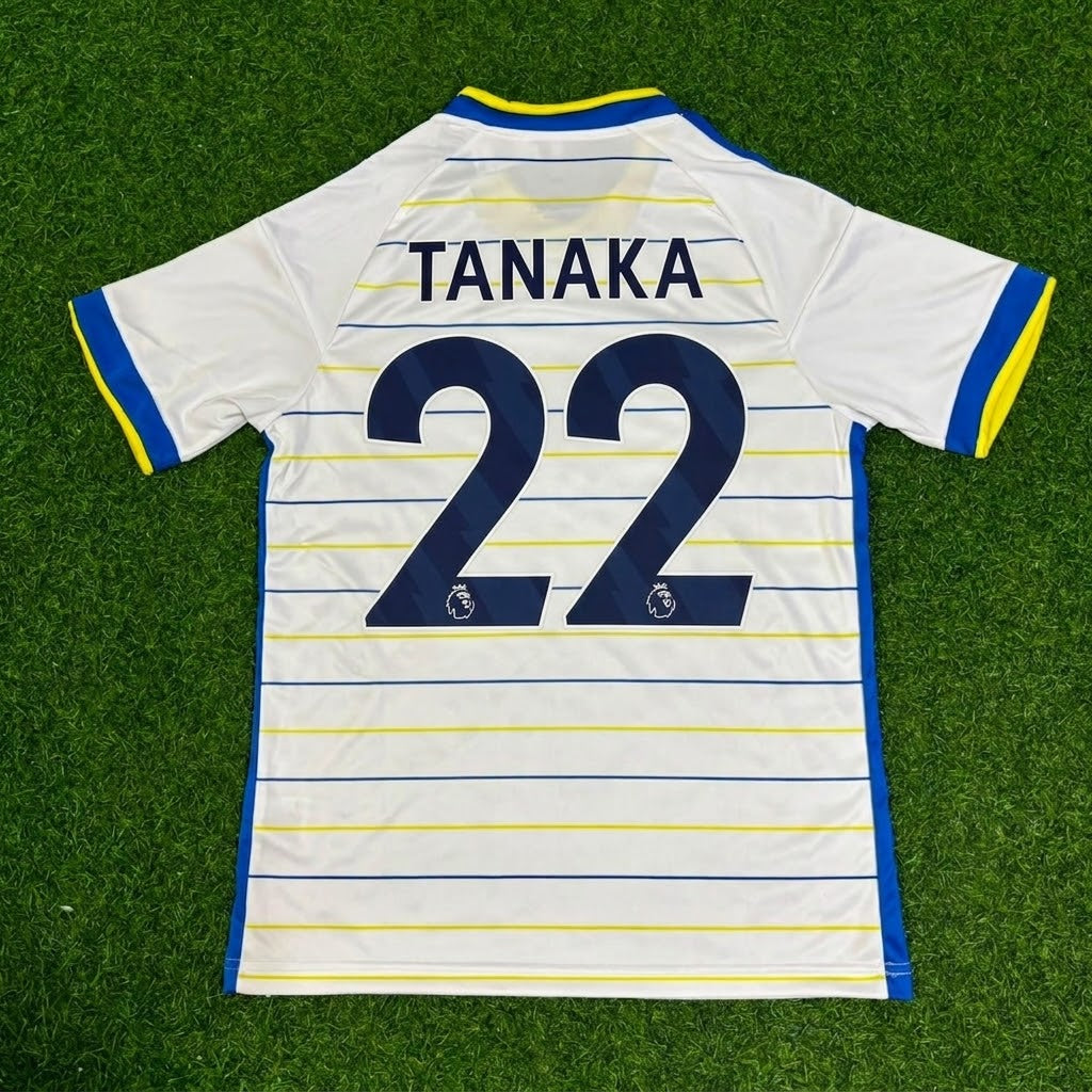 Ao Tanaka Leeds United Home New Season 2027 Jersey Kit Soccer Trikot Maillot Maglia