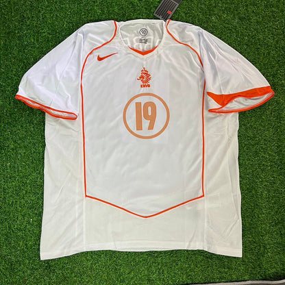 Arjen Robben the Netherlands 2006 Germany World Cup White Jersey Trikot Maglia