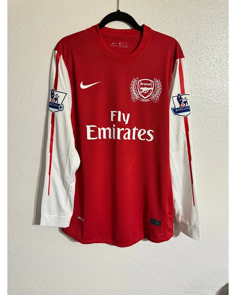 Mikel Arteta Arsenal 2010-2011 Retro Kit Jersey Trikot Maglia