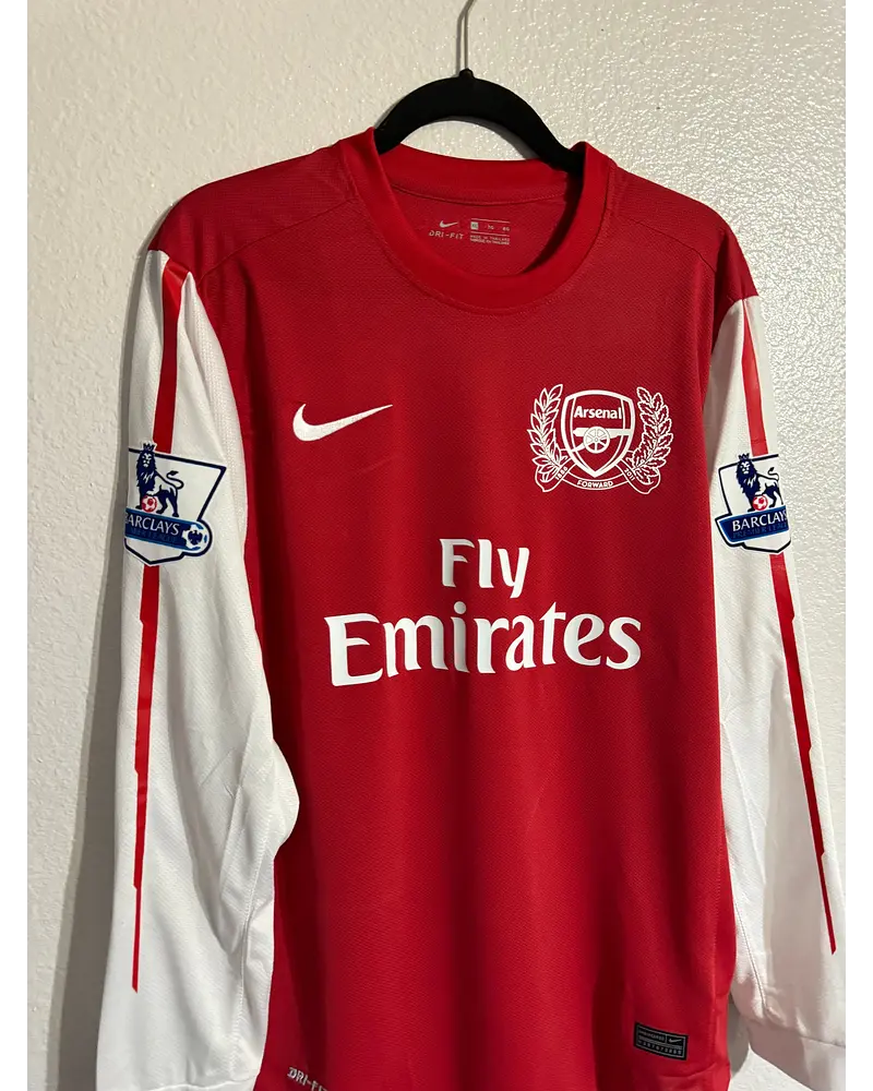 Mikel Arteta Arsenal 2010-2011 Retro Kit Jersey Trikot Maglia