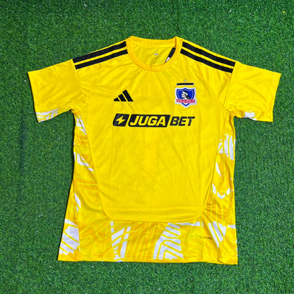 Arturo Vidal CSD Colo-Colo New Season Yellow Football Jersey Trikot Soccer Shirt